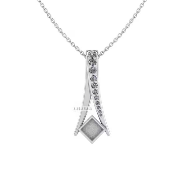 Overstock 13 silver pendant
