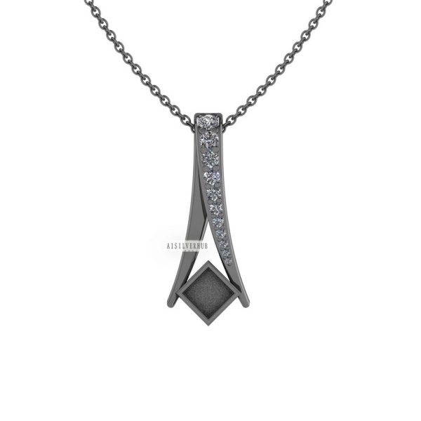 Overstock 12 black pendant
