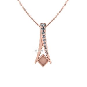 Overstock 11 rose pendant