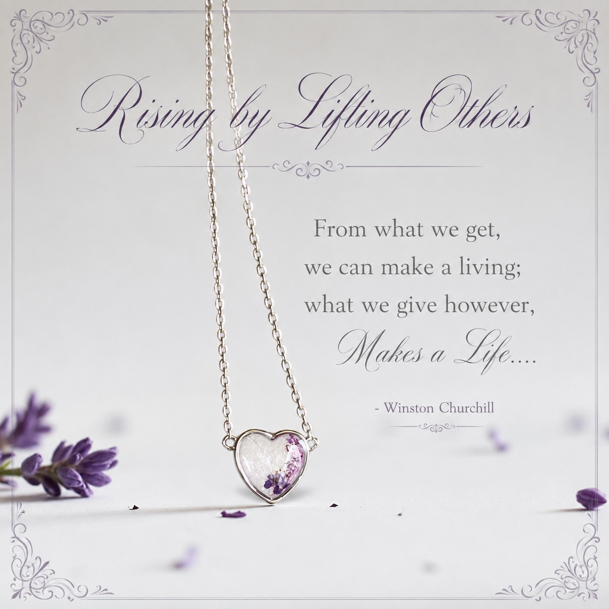 Rising Ourselves by Lifting Others
